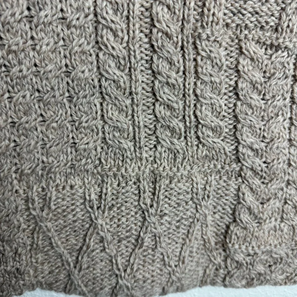 ARAN - Knit Cushion Cover 100% Merino Wool  IRELAND